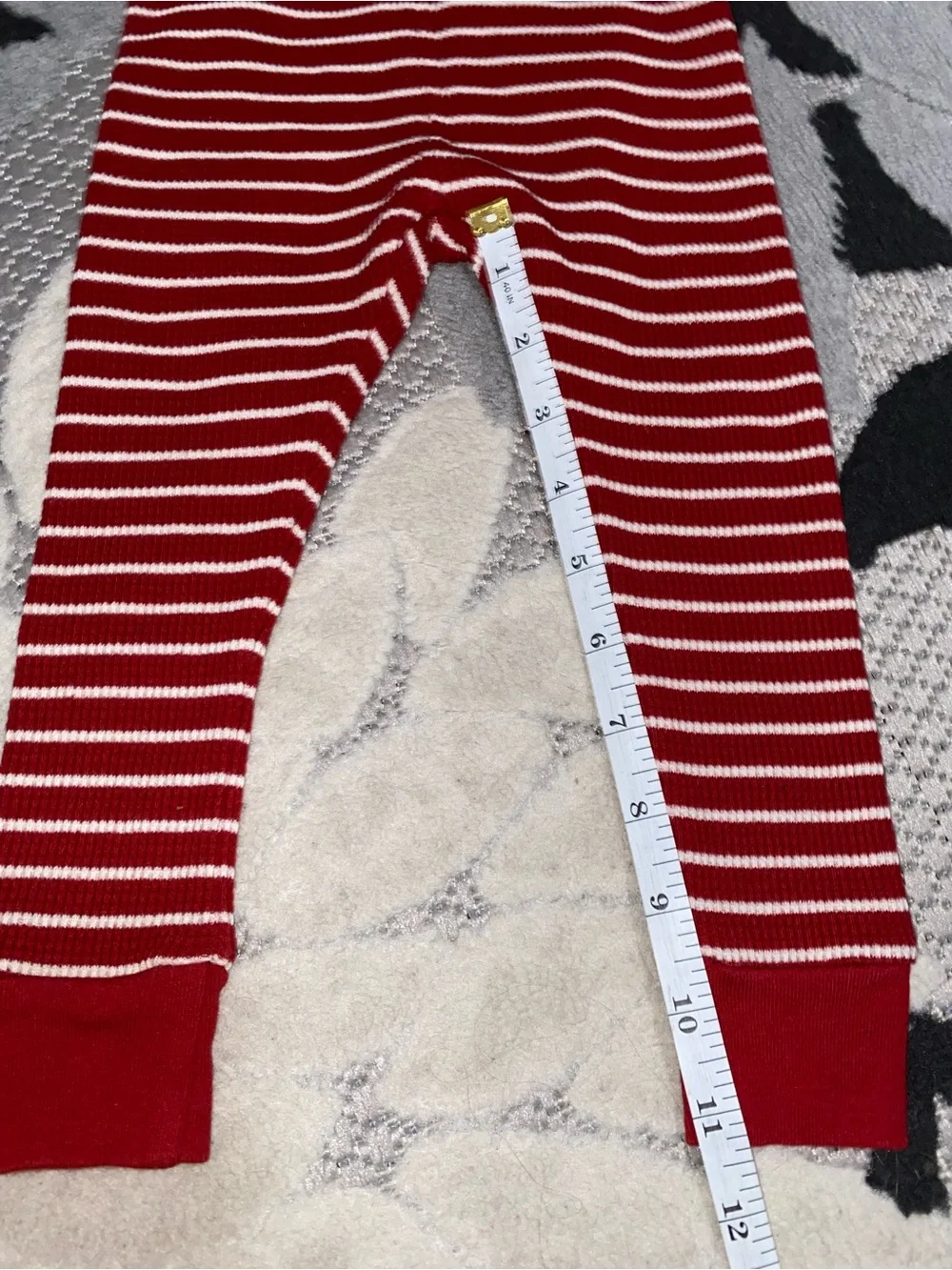 Little Planet Red & White Striped Pajama Set  18 Months